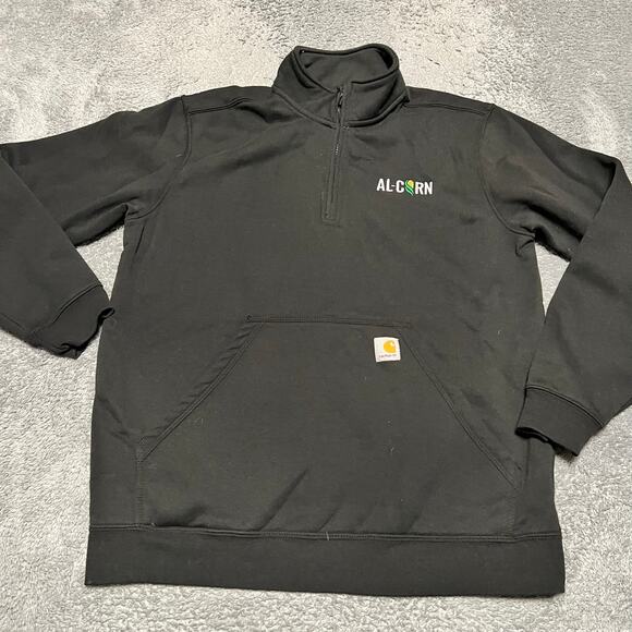 Carhartt Other - Carhartt Sweatshirt Mens Large Loose Fit Half Zip Workwear